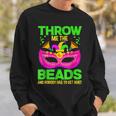 Fat Tuesdays Throw Me The Beads Mardi Gras New Orleans Sweatshirt Gifts for Him