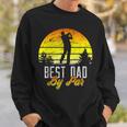 Fathers Day Best Dad By Par Funny Golf Pun Golfer Gift For Mens Sweatshirt Gifts for Him