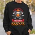 Firefighter Dog Lover Firefighting Pipeman Fireman Dog Dad Men Women Sweatshirt Graphic Print Unisex Gifts for Him