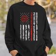 Firefighter Husband Father Fireman Fathers Day Gift For Dad Sweatshirt Gifts for Him