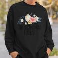 Floral Flowers Funny The Legend Has Retired Saying Sarcasm Sweatshirt Gifts for Him