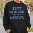 Fort Gordon Alumni College Themed Fort Gordon Army Veteran Men Women Sweatshirt Graphic Print Unisex Gifts for Him