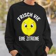 Frisch Wie Eine Zitrone Limette Früchte Zitronen Geschenk Sweatshirt Geschenke für Ihn