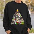 Funny Christmas French Bulldog Pajama Shirt Tree Dog Xmas Sweatshirt Gifts for Him