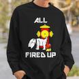 Funny Fire Hydrant Fireman Gift Dog Fighter Firefighter Sweatshirt Gifts for Him