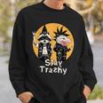 Funny Team Trash Stay Trashy Raccoons Opossums Squad Retro Sweatshirt Gifts for Him