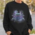Galaxy Axolotl Weltraumastronaut Mexikanischer Salamander Sweatshirt Geschenke für Ihn