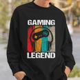 Gaming Legend Pc Gamer Video Games Gift Boys Teenager Kids V2 Sweatshirt Gifts for Him