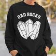 Geologist Dad Rocks Rock Collector Geology Men Women Sweatshirt Graphic Print Unisex Gifts for Him