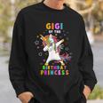 Gigi Of The Birthday Princess Lustiges Einhorn Dab-Geschenk Sweatshirt Geschenke für Ihn