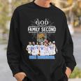 God First Family Second Then Team Sport Ucla Basketball Sweatshirt Gifts for Him