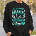 God Made My Dad An Angel Truck Driver Father Memorial Sweatshirt Gifts for Him