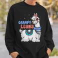 Grampy Lama Passender Familien-Weihnachts-Pyjama Geschenke Sweatshirt Geschenke für Ihn