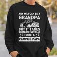 Grandpa Camp Lover Proud Camping Papa Fathers Day Gift Sweatshirt Gifts for Him