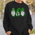 Green Sweater Gnome Design St Patricks Day Irish Gnome Sweatshirt Gifts for Him