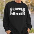 Grouper Hunter Sweatshirt Gifts for Him