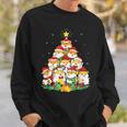 Guinea Pig Christmas Tree Ornament Decor Funny Xmas Pajamas Men Women Sweatshirt Graphic Print Unisex Gifts for Him