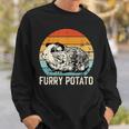 Guinea Pig Furry Potato Vintage Guinea Pig Sweatshirt Gifts for Him