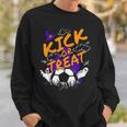 Halloween For Soccer Players With A Soccer Ball Men Women Sweatshirt Graphic Print Unisex Gifts for Him