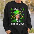 Happy 4Th Of July Confused Funny Joe Biden St Patricks Day Sweatshirt Gifts for Him