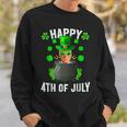 Happy 4Th Of July Funny Joe Biden Leprechaun St Patricks Day Sweatshirt Gifts for Him