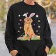 Happy Easter Cute Golden Retriever Bunny Ears Dog Lovers Sweatshirt Gifts for Him
