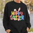 Happy Easter Easter Bunny Ears Easter Egg Hunt Matching Sweatshirt Gifts for Him