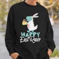 Happy Eastrawr Easter DinosaurRex Egg Hunt Basket Bunny Sweatshirt Gifts for Him