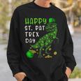 Happy St PatRex Day Dinosaur St Patricks Day Shamrock V2 Sweatshirt Gifts for Him
