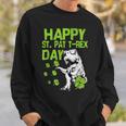 Happy St PatRex Day Saint Shenanigan Clover Irishman Sweatshirt Gifts for Him