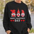 Happy Valentines Day Gnome Funny Valentine Gifts For Her Him Sweatshirt Gifts for Him