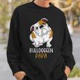 Herren Bulldoggen Papa Hundehalter Englische Bulldogge Sweatshirt Geschenke für Ihn