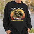 Herren Coole Opas Haben Eine Modelleisenbahn Sweatshirt Geschenke für Ihn