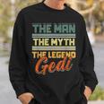 Herren Gedi Die Legende Taufgedi Sweatshirt Geschenke für Ihn