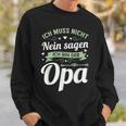 Herren Opa Vatertag Papa Spruch Grossvater Geschenk Sweatshirt Geschenke für Ihn