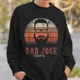 Herren Retro Hipster Papa Geschenk Zum Männertag Vater Witze Sweatshirt Geschenke für Ihn