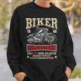 Herren Sweatshirt zum 35. Geburtstag, Motorrad 1988 V2 Design, Lustiges Biker Motiv Geschenke für Ihn