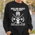 Hockey Makes Me Ice Hockey Happy Player Gift Penalty Box Sweatshirt Gifts for Him
