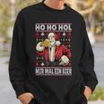 Hol Mir Mal Ein Bier Lustiges Spruch Weihnachtsoutfit Deko Sweatshirt Geschenke für Ihn