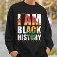 I Am Black Woman Black History Month Educated Black Girl V12 Sweatshirt Gifts for Him