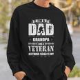 Im A Dad Grandpa And Veteran Nothing Scares Me Men Women Sweatshirt Graphic Print Unisex Gifts for Him
