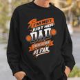 Im Not Just Her Dad Im Her Number 1 Fan Basketball Daddy Sweatshirt Gifts for Him