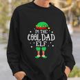 Im The Cool Dad Elf Funny Xmas Elf Fathers Day Sweatshirt Gifts for Him