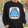 In April We Wear Blue - Child Abuse Prevention Awareness Sweatshirt Gifts for Him