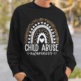 In April We Wear Blue Cool Child Abuse Prevention Awareness Sweatshirt Gifts for Him