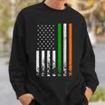 Irish American Flag Ireland Flag St Patricks Day Gift Lucky V3 Sweatshirt Gifts for Him