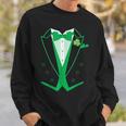 Irish Formal Tuxedo St Patricks Day Sweatshirt Gifts for Him