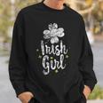 Irish Girl St Patricks Day Girls Shamrock Sweatshirt Gifts for Him
