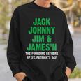Irish Lucky Green St Patricks Day Founding Fathers Sweatshirt Gifts for Him