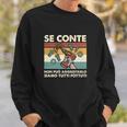 Italienischer Spruch Sweatshirt, Humorvolles Cartoon-Figur Tee Geschenke für Ihn